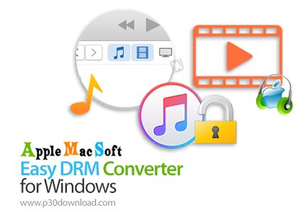 دانلود AppleMacSoft Easy DRM Converter for Windows v6.9.2 - نرم افزار حذف قفل DRM فایل های صوتی آیتو
