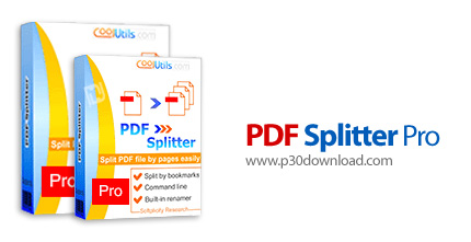 دانلود Coolutils PDF Splitter Pro v6.1.0.69 + v6.1.0.33 - نرم افزار تقسیم بندی فایل های پی دی اف برا