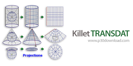 دانلود Killet TRANSDAT Professional v24.07 - نرم افزار تغییر و تبدیل مختصات ژئودزیک
