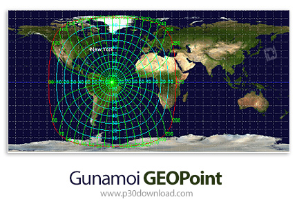 دانلود Gunamoi GEOPoint v4.3 x86/x64 - نرم افزار مشخص کردن زاویه و مختصات قرارگیری ماهواره از محل مش
