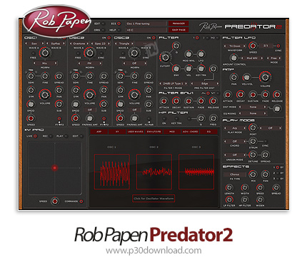 دانلود Rob Papen Predator2 v1.0.4f - افزونه VST سینتی سایزر تغییر صدا در آهنگسازی و ساخت صداهای جدید