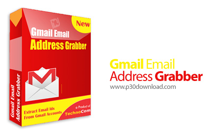 دانلود Technocom Gmail Email Address Grabber v3.6.1.35 - نرم افزار استخراج آدرس های ایمیل از اکانت ج