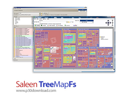 دانلود Saleen TreeMapFs v1.0.0.364 x64 - نرم افزار مدیریت فایل ها و دایرکتوری های سیستم با نمایش نقش