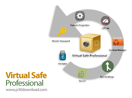 دانلود Virtual Safe Professional v3.5.0.0 - نرم افزار ایجاد محیطی امن و رمزگذاری شده برای محافظت از 