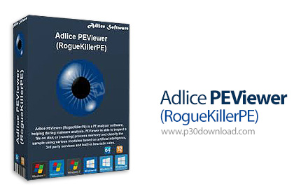 دانلود Adlice PEViewer (RogueKillerPE) Premium v3.2.0.0 - نرم افزار شناسایی و آنالیز دقیق بدافزار ها