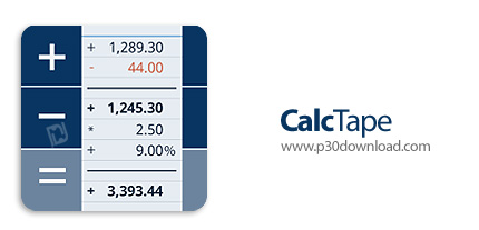 دانلود CalcTape Business v6.0.8.1 - نرم افزار ماشین حساب حرفه ای برای محاسبات مالی