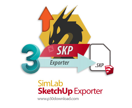 دانلود SimLab SketchUp Exporter v9.0.2 x64 for 3ds Max - پلاگین تری دی مکس برای استخراج فایل های اسک