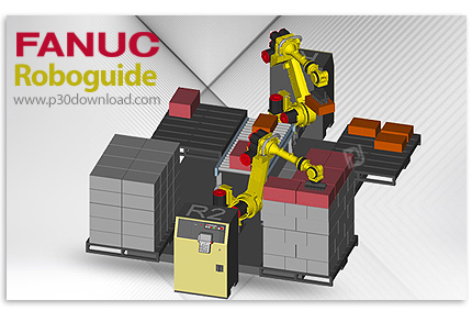 دانلود FANUC Roboguide V9 rev.H Build 9.10145.00.23 - نرم افزار برنامه ریزی و شبیه سازی ربات های صنع