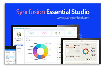 دانلود Syncfusion Essential Studio 2020 vol.4 Enterprise v18.4.0.30 - مجموعه کامپوننت های برنامه نوی