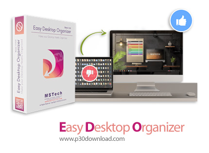 دانلود MSTech Easy Desktop Organizer Pro v1.16.55.0 - نرم افزار سازماندهی و مرتب سازی آیتم های دسکتا