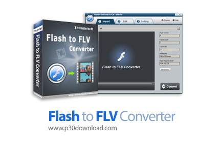دانلود ThunderSoft Flash to FLV Converter v4.5.0 - نرم افزار تبدیل فایل های SWF فلش به فرمت FLV