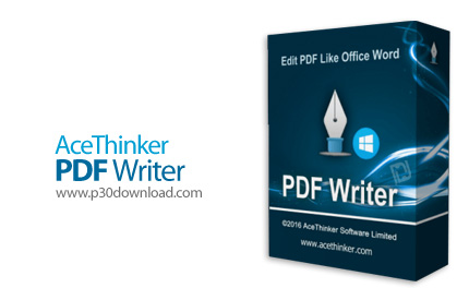 دانلود AceThinker PDF Writer v5.0.0 - نرم افزار ویرایش پی دی اف