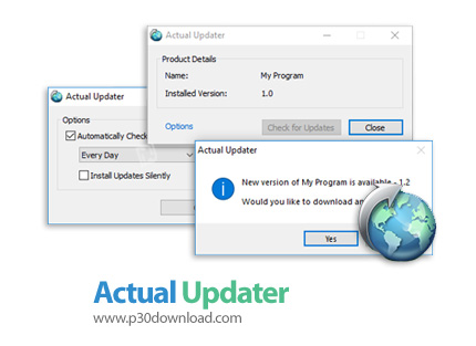 دانلود Actual Updater Pro v5.0 - نرم افزار تنظیم عملیات به روزرسانی برنامه ها