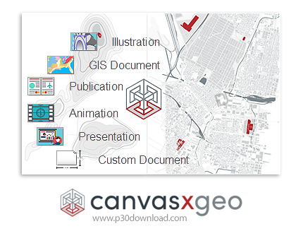 دانلود Canvas X Geo v20 Build 911 x64 - نرم افزار ارائه حرفه ای داده های جغرافیایی