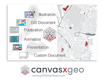 دانلود Canvas X Geo v20 Build 914 x64 - نرم افزار ارائه حرفه ای داده های جغرافیایی