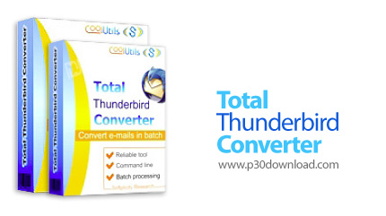 دانلود Coolutils Total Thunderbird Converter v4.1.0.341 - نرم افزار تبدیل ایمیل های موزیلا تاندربرد 