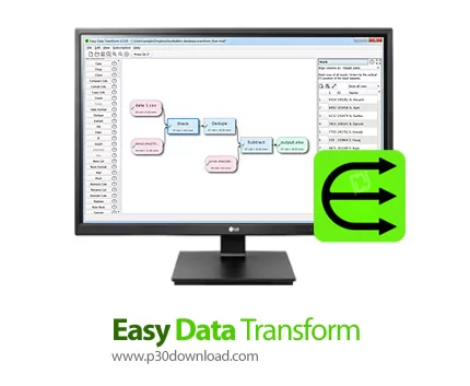 دانلود Easy Data Transform v1.33 - نرم افزار تبدیل داده آسان و سریع فایل های اکسل و سی اس وی