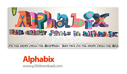 دانلود Alphabix v4.1.0.0 x64 + v3.3.1.6 x86 - نرم افزار ساخت فونت های رنگی