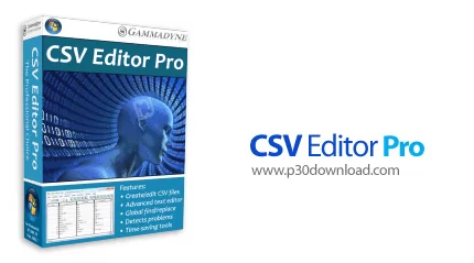 دانلود Gammadyne CSV Editor Pro v29.0 x64 - نرم افزار ویرایش فایل های سی اس وی