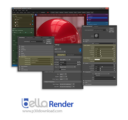 دانلود Bella Render GUI v21.4.0 x64 - نرم افزار رندرینگ بلا