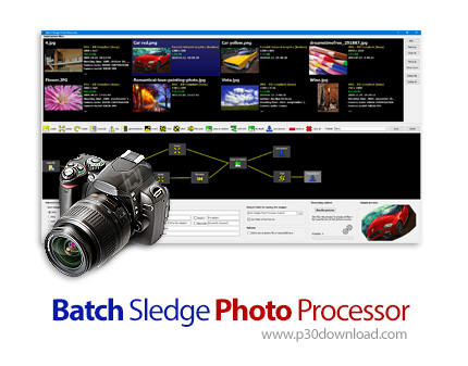 دانلود 3delite Batch Sledge Photo Processor v1.0.15.18 x64/x86 - نرم افزار پردازش گروهی تصاویر