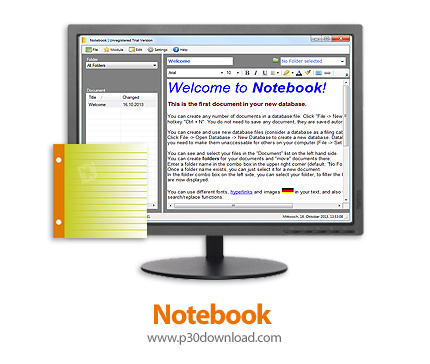 دانلود Programming Notebook v1.10 - نرم افزار ذخیره و مدیریت اسناد و یادداشت های شخصی