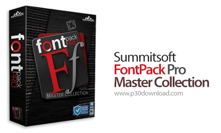 دانلود Summitsoft FontPack Pro Master Collection 2023 - نرم افزار مدیریت فونت بهمراه مجموعه ای از فو