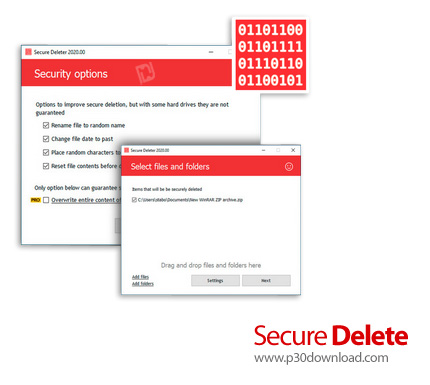 دانلود Secure Delete Professional v2022.10 x64 + v2021.05 - نرم افزار پاک کردن کامل و غیرقابل بازیاب