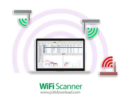 دانلود WiFi Scanner v0.8.1.626 - نرم افزار اسکن و نمایش شبکه های وای فای و جزئیات مربوط به آنها