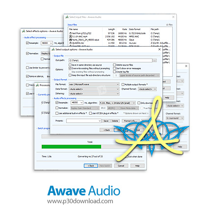 دانلود FMJ-Software Awave Audio v11.3.0.4 - نرم افزار تبدیل فرمت فایل های صوتی