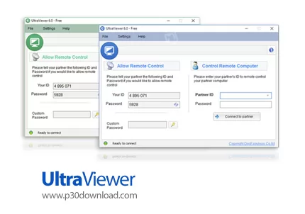 دانلود UltraViewer v6.6.65 - نرم افزار کنترل سیستم از راه دور 