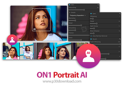 دانلود ON1 Portrait AI 2022.5 v16.5.1.12526 x64 - نرم افزار رتوش چهره خودکار با هوش مصنوعی