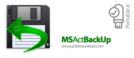 دانلود MSActBackUp v1.2.6 Portable - نرم افزار ذخیره و بازیابی سریال فعالسازی ویندوز و آفیس پرتابل (