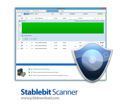 دانلود Stablebit Scanner v2.6.3.3969 - نرم افزار اسکن و بررسی سطح دیسک