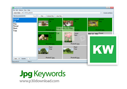 دانلود EedSoft Jpg Keywords v1.8 - نرم افزار ویرایش و اضافه کردن کلمات کلیدی به تصاویر Jpg