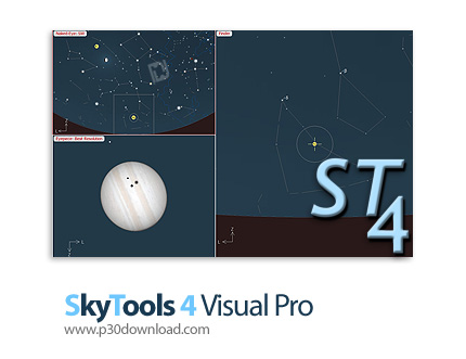 دانلود SkyTools 4 Visual Pro v4.0f - نرم افزار رصد و بررسی نقشه ها و مشاهدات نجومی