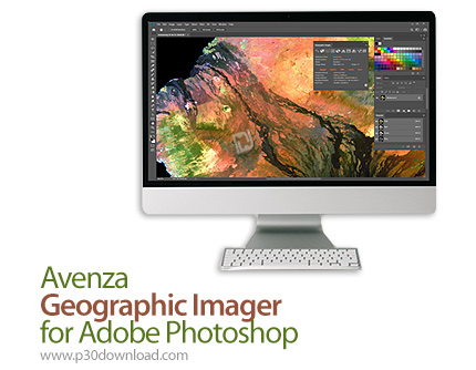 دانلود Avenza Geographic Imager for Adobe Photoshop v6.6 + v6.3.1 - افزونه کار با تصاویر هوایی و نقش
