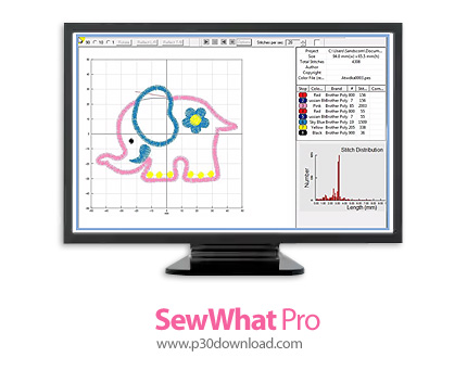 دانلود Sandscomputing SewWhat Pro v4.5.8.021823 x86/x64 - نرم افزار مشاهده و ویرایش طرح های گلدوزی