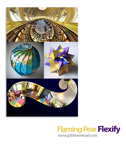 دانلود Flaming Pear Flexify v2.989 for Adobe Photoshop - پلاگین فتوشاپ برای تبدیل تصاویر پانوراما به