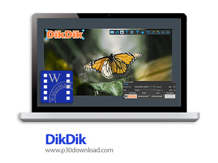 دانلود DikDik v5.3.0.0 x64 - نرم افزار اضافه کردن واترمارک و زیرنویس به فیلم