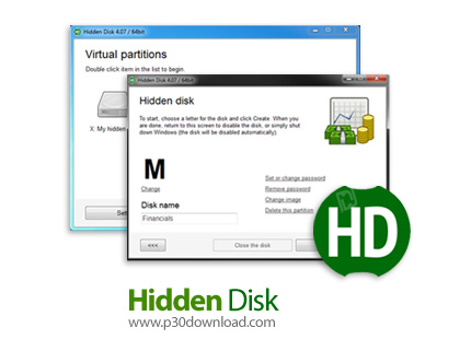 دانلود Cyrobo Hidden Disk Pro v5.06 - نرم افزار ساخت درایو مخفی برای پنهان سازی فایل های خصوصی