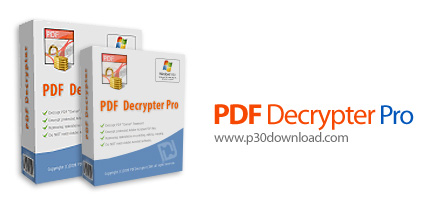 دانلود PDF Decrypter Pro v4.5.2 - نرم افزار رمزگشایی و حذف محدودیت های ویرایشی فایل پی دی اف
