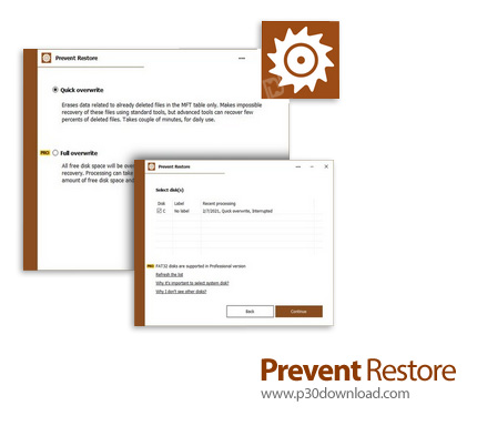 دانلود Prevent Restore Pro v2023.15 - نرم افزار پاک کردن دائمی اطلاعات و جلوگیری از بازیابی آن ها