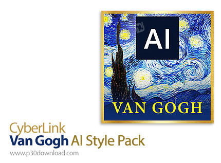 دانلود CyberLink Van Gogh AI Style Pack v1.0.0.1030 - پلاگین اعمال افکت نقاشی های ون گوگ به ویدئو، ب
