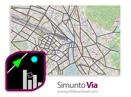 دانلود Simunto Via v20.3 Portable - نرم افزار بارگذاری و آنالیز داده های مکانی و زمانی و فایل های MA