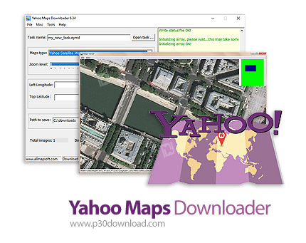 دانلود AllMapSoft Yahoo Maps Downloader v6.382 - نرم افزار دانلود آسان نقشه های یاهو