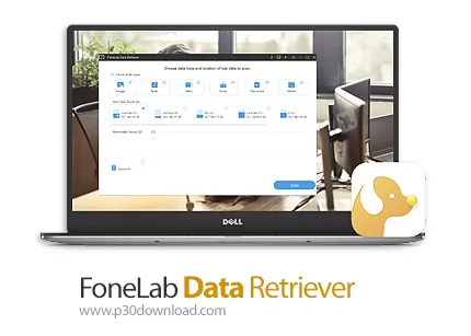 دانلود FoneLab Data Retriever v1.6.10 x64 + v1.2.26 x86 - نرم افزار بازیابی انواع فایل از دستگاه های