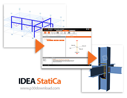 دانلود IDEA StatiCa v21.1.4.1568 x64 - نرم افزار طراحی و تحلیل سازه‌های فولادی، بتنی و از پیش ساخته