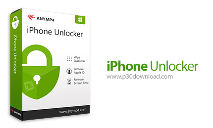 دانلود AnyMP4 iPhone Unlocker v1.0.28 - نرم افزار حذف پسورد انواع دستگاه های آی او اس، اپل آی دی و ا