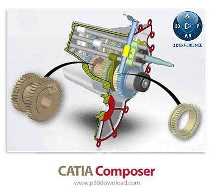 دانلود CATIA Composer R2022 HF3 Build 7.9.3.22120 x64 - نرم افزار مستند سازی و تصویر سازی محصولات